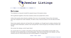 Desktop Screenshot of jewelerlistings.com